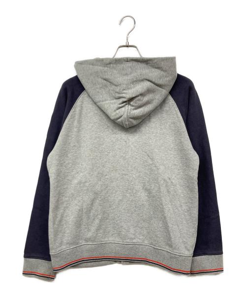 stussy（ステューシー）stussy (ステューシー) stussy 90`S 紺タグ フーデッド スウェット スタジャン グレー サイズ:Mの古着・服飾アイテム