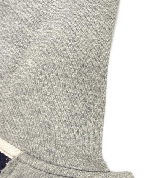stussy（ステューシー）stussy (ステューシー) stussy 90`S 紺タグ フーデッド スウェット スタジャン グレー サイズ:Mの古着・服飾アイテム