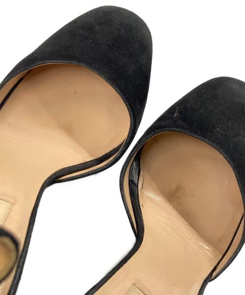 VALENTINO（ヴァレンティノ）VALENTINO (ヴァレンティノ) バックスタッズヒールパンプス ブラック サイズ:36の古着・服飾アイテム