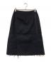 Maison Margiela (メゾンマルジェラ) ステッチデザインカットオフスカート ブラック サイズ:38：14000円