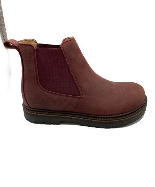 BIRKENSTOCK（ビルケンシュトック）BIRKENSTOCK (ビルケンシュトック) STALONサイドゴアブーツ ボルドー サイズ:24.5の古着・服飾アイテム