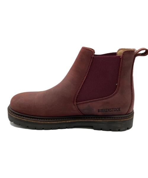 BIRKENSTOCK（ビルケンシュトック）BIRKENSTOCK (ビルケンシュトック) STALONサイドゴアブーツ ボルドー サイズ:24.5の古着・服飾アイテム