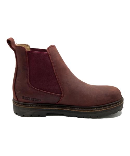 BIRKENSTOCK（ビルケンシュトック）BIRKENSTOCK (ビルケンシュトック) STALONサイドゴアブーツ ボルドー サイズ:24.5の古着・服飾アイテム