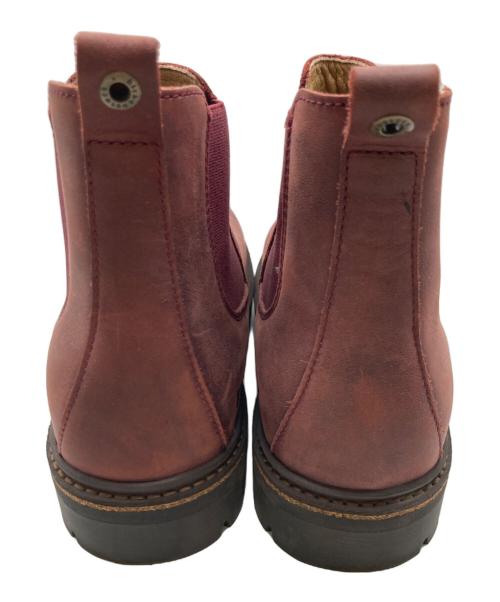 BIRKENSTOCK（ビルケンシュトック）BIRKENSTOCK (ビルケンシュトック) STALONサイドゴアブーツ ボルドー サイズ:24.5の古着・服飾アイテム