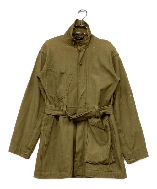 US.AIR.FORCE（ユーエス・エア・フォース）US.AIR.FORCE (ユーエス・エア・フォース) 40`s TYPE A-4  黒タグ TALON リメイクコート オリーブ サイズ:36の古着・服飾アイテム