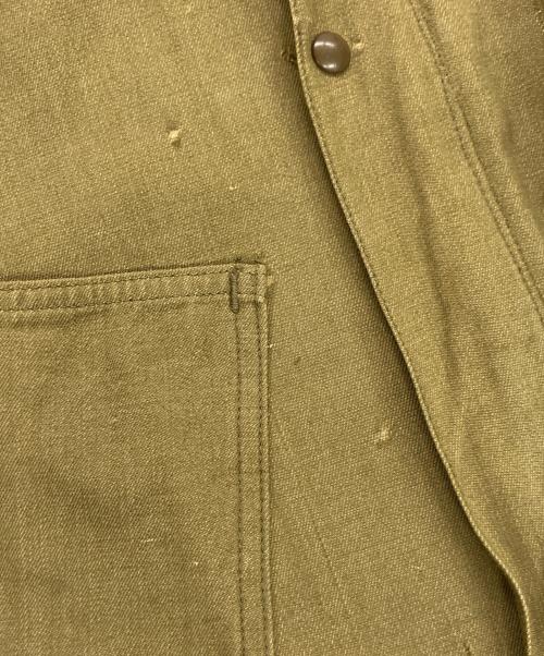 US.AIR.FORCE（ユーエス・エア・フォース）US.AIR.FORCE (ユーエス・エア・フォース) 40`s TYPE A-4  黒タグ TALON リメイクコート オリーブ サイズ:36の古着・服飾アイテム