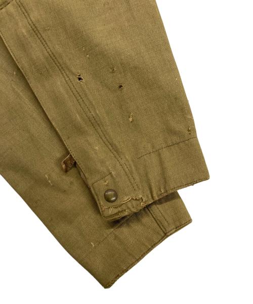 US.AIR.FORCE（ユーエス・エア・フォース）US.AIR.FORCE (ユーエス・エア・フォース) 40`s TYPE A-4  黒タグ TALON リメイクコート オリーブ サイズ:36の古着・服飾アイテム