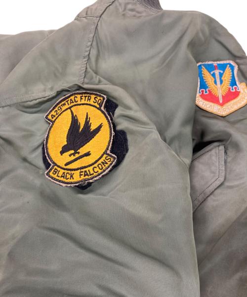 US.AIR.FORCE（ユーエス・エア・フォース）US.AIR.FORCE (ユーエス・エア・フォース) 70`S L-2Bジャケット グリーン サイズ:Lの古着・服飾アイテム