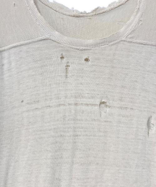 scotty cummins（スコッティカミンズ）scotty cummins (スコッティカミンズ) 50-60`SボロフットボールTEE ホワイト サイズ:Lの古着・服飾アイテム