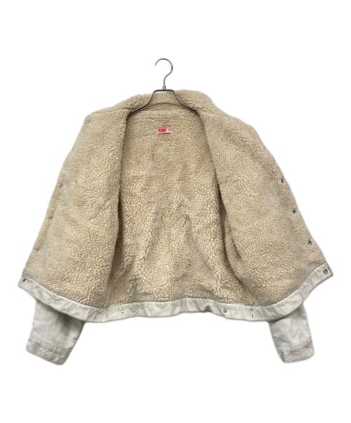 LEVI'S（リーバイス）LEVI'S (リーバイス) 70`Sボアトラッカージャケット ホワイト サイズ:48の古着・服飾アイテム