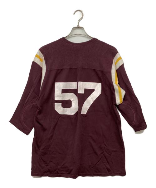 EMIPIRE（エンパイア）EMIPIRE (エンパイア) 60-70`SフットボールTEE ブラウン サイズ:不明の古着・服飾アイテム