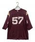 EMIPIRE（エンパイア）の古着「60-70`SフットボールTEE」｜ブラウン