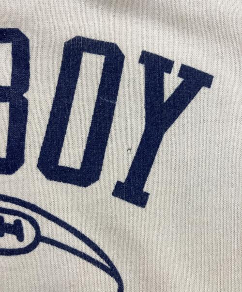 VINTAGE（ヴィンテージ）VINTAGE (ヴィンテージ) COWBOY FOOTBALL プリントフットボールTEE ホワイト サイズ:記載なしの古着・服飾アイテム