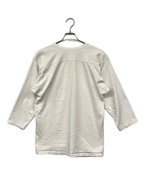 RUSSELL ATHLETIC（ラッセルアスレチック）RUSSELL ATHLETIC (ラッセルアスレチック) 70`SフットボールTEE ホワイト サイズ:Mの古着・服飾アイテム