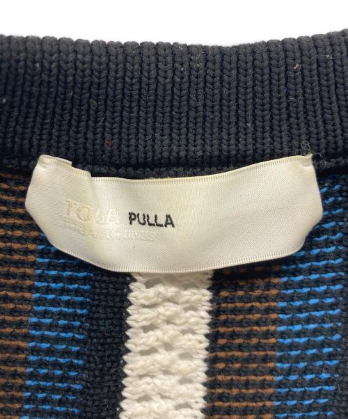 TOGA PULLA（トーガ プルラ）TOGA PULLA (トーガ プルラ) Jacquard knit pullover ブルー サイズ:38の古着・服飾アイテム