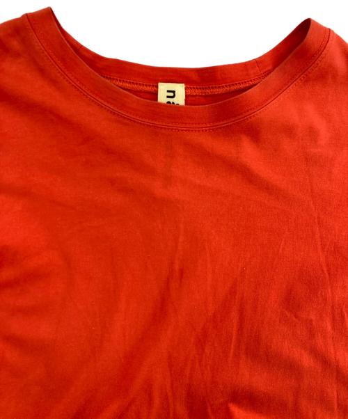 nagonstans（ナゴンスタンス）nagonstans (ナゴンスタンス) アシンメトリー カットソーワンピース オレンジ サイズ:38の古着・服飾アイテム