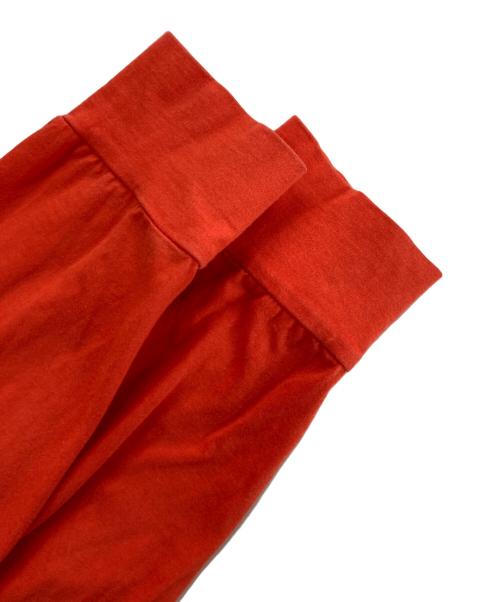 nagonstans（ナゴンスタンス）nagonstans (ナゴンスタンス) アシンメトリー カットソーワンピース オレンジ サイズ:38の古着・服飾アイテム