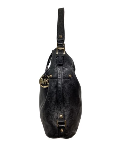 MICHAEL KORS（マイケル・コース）MICHAEL KORS (マイケル・コース) Bedford leather shoulder bag / ワンショルダーバッグ ブラックの古着・服飾アイテム