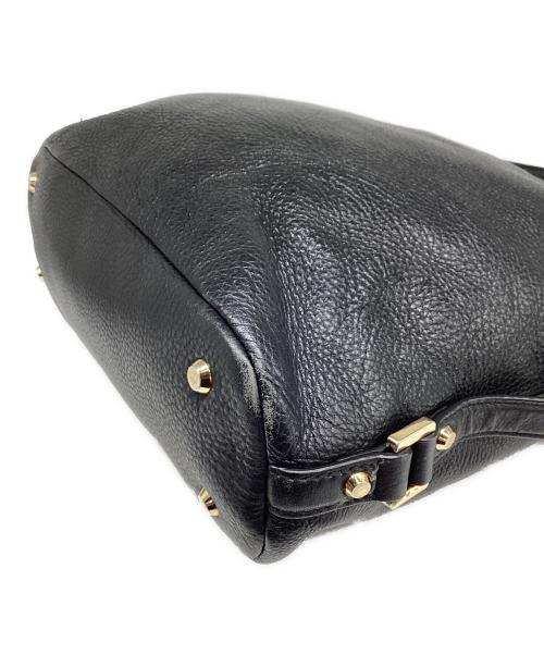 MICHAEL KORS（マイケル・コース）MICHAEL KORS (マイケル・コース) Bedford leather shoulder bag / ワンショルダーバッグ ブラックの古着・服飾アイテム