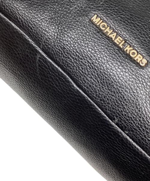 MICHAEL KORS（マイケル・コース）MICHAEL KORS (マイケル・コース) Bedford leather shoulder bag / ワンショルダーバッグ ブラックの古着・服飾アイテム