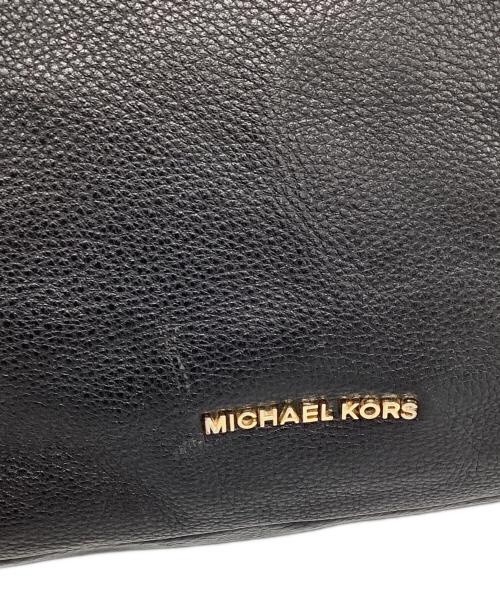 MICHAEL KORS（マイケル・コース）MICHAEL KORS (マイケル・コース) Bedford leather shoulder bag / ワンショルダーバッグ ブラックの古着・服飾アイテム