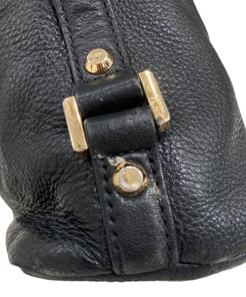 MICHAEL KORS（マイケル・コース）MICHAEL KORS (マイケル・コース) Bedford leather shoulder bag / ワンショルダーバッグ ブラックの古着・服飾アイテム