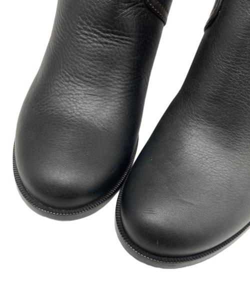 Chloe（クロエ）Chloe (クロエ) リボンデザインロングブーツ ブラック サイズ:37の古着・服飾アイテム