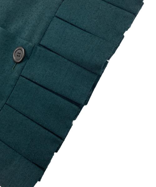 Christian Dior（クリスチャン ディオール）Christian Dior (クリスチャン ディオール) ノーカラージャケットセットアップ グリーン サイズ:7の古着・服飾アイテム