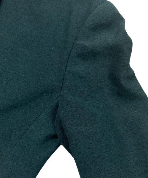 Christian Dior（クリスチャン ディオール）Christian Dior (クリスチャン ディオール) ノーカラージャケットセットアップ グリーン サイズ:7の古着・服飾アイテム