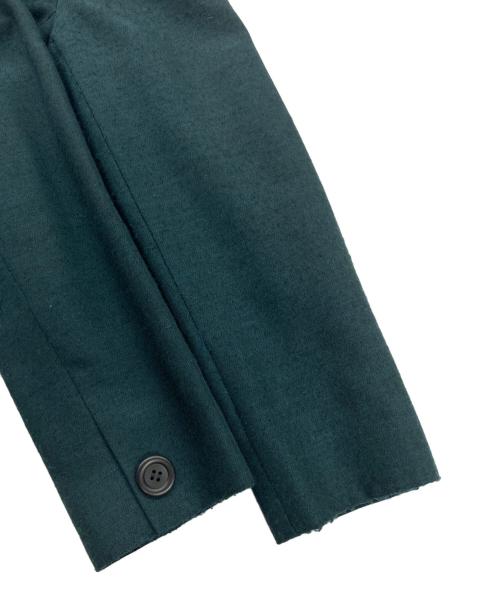 Christian Dior（クリスチャン ディオール）Christian Dior (クリスチャン ディオール) ノーカラージャケットセットアップ グリーン サイズ:7の古着・服飾アイテム