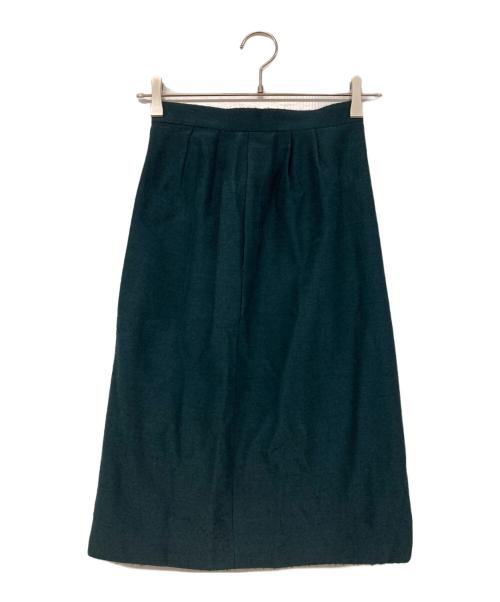 Christian Dior（クリスチャン ディオール）Christian Dior (クリスチャン ディオール) ノーカラージャケットセットアップ グリーン サイズ:7の古着・服飾アイテム