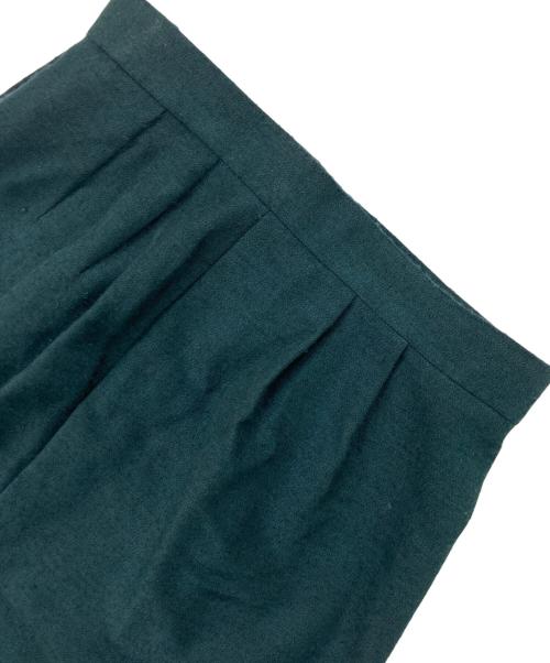 Christian Dior（クリスチャン ディオール）Christian Dior (クリスチャン ディオール) ノーカラージャケットセットアップ グリーン サイズ:7の古着・服飾アイテム