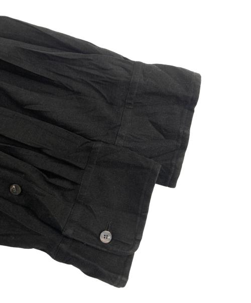 th products（ティーエイチプロダクツ）th products (ティーエイチプロダクツ) SHRINK OVERSIZED SHIRT ブラック サイズ:2の古着・服飾アイテム