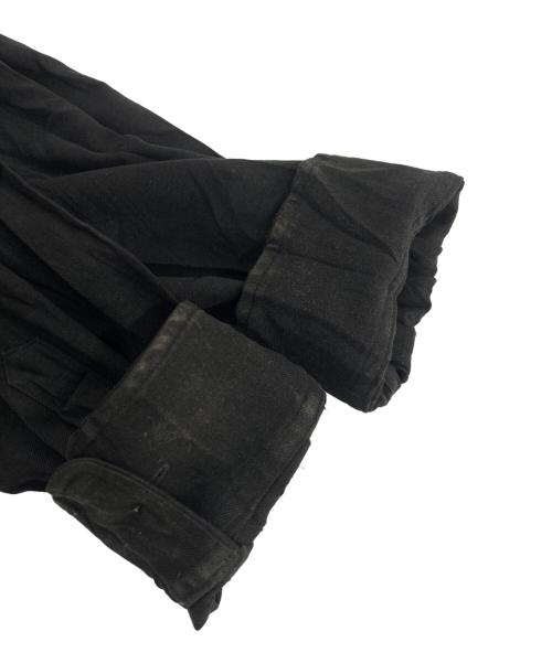 th products（ティーエイチプロダクツ）th products (ティーエイチプロダクツ) SHRINK OVERSIZED SHIRT ブラック サイズ:2の古着・服飾アイテム