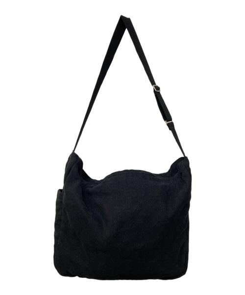 urbanic（アーバニック）urbanic (アーバニック) キャンバスショルダーバッグ ブラックの古着・服飾アイテム