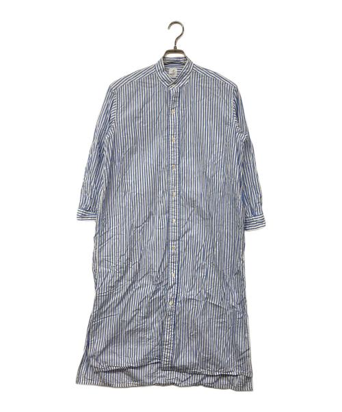 ANATOMICA（アナトミカ）ANATOMICA (アナトミカ) ストライプシャツワンピース ブルー サイズ:oneの古着・服飾アイテム
