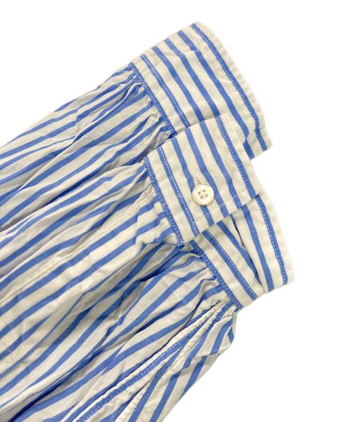 ANATOMICA（アナトミカ）ANATOMICA (アナトミカ) ストライプシャツワンピース ブルー サイズ:oneの古着・服飾アイテム