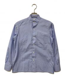 ANATOMICA（アナトミカ）の古着「スタンドカラーシャツ」｜ブルー