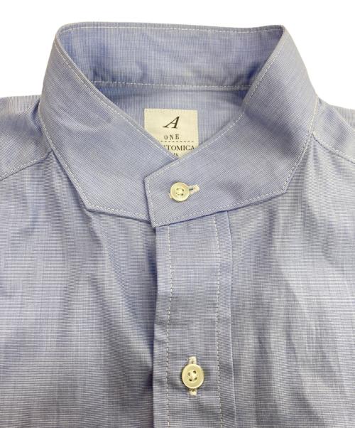 ANATOMICA（アナトミカ）ANATOMICA (アナトミカ) スタンドカラーシャツ ブルー サイズ:ONEの古着・服飾アイテム