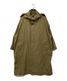 MARKWARE（マーカウェア）の古着「BIODYNAMIE WRITER HOODED COAT」｜ベージュ
