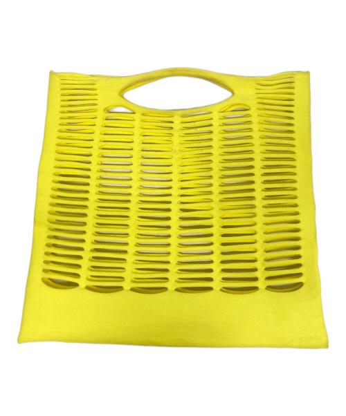 GOOD GOODS ISSEY MIYAKE（グッドグッズ イッセイミヤケ）GOOD GOODS ISSEY MIYAKE (グッドグッズ イッセイミヤケ) MOKKO ハンドバッグ イエローの古着・服飾アイテム