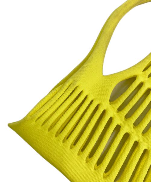 GOOD GOODS ISSEY MIYAKE（グッドグッズ イッセイミヤケ）GOOD GOODS ISSEY MIYAKE (グッドグッズ イッセイミヤケ) MOKKO ハンドバッグ イエローの古着・服飾アイテム