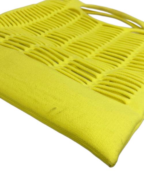 GOOD GOODS ISSEY MIYAKE（グッドグッズ イッセイミヤケ）GOOD GOODS ISSEY MIYAKE (グッドグッズ イッセイミヤケ) MOKKO ハンドバッグ イエローの古着・服飾アイテム