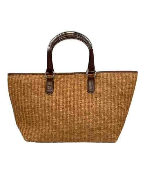 DOLCE & GABBANA（ドルチェ＆ガッバーナ）DOLCE & GABBANA (ドルチェ＆ガッバーナ) MISS ELSIE ストロートートバッグ ブラウンの古着・服飾アイテム