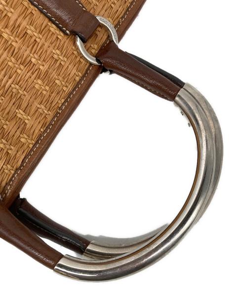 DOLCE & GABBANA（ドルチェ＆ガッバーナ）DOLCE & GABBANA (ドルチェ＆ガッバーナ) MISS ELSIE ストロートートバッグ ブラウンの古着・服飾アイテム