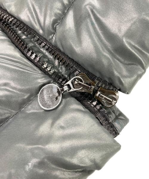 MONCLER（モンクレール）MONCLER (モンクレール) Bady / バディ ショートダウンジャケット グリーングレー×パープル サイズ:00の古着・服飾アイテム