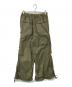 maturely (マチュアリー) パラシュート イージーパンツ カーキ：7000円