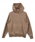 DEUXIEME CLASSEドゥーズィエム クラス）の古着「Treasure Hoody / プルオーバーパーカー」｜ベージュ