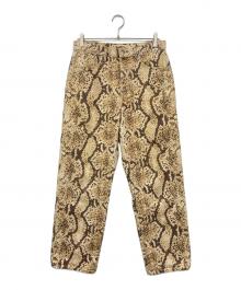 stussy（ステューシー）の古着「Washed Canvas Big OL / ウォッシュド キャンバス ビッグ デニム」｜ベージュ