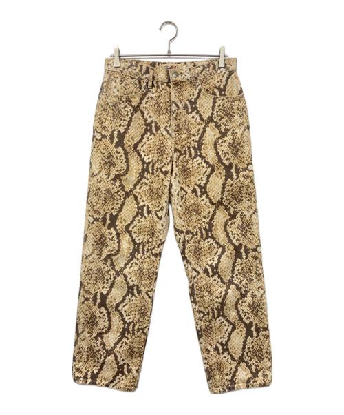 stussy（ステューシー）stussy (ステューシー) Washed Canvas Big OL / ウォッシュド キャンバス ビッグ デニム ベージュ サイズ:28の古着・服飾アイテム